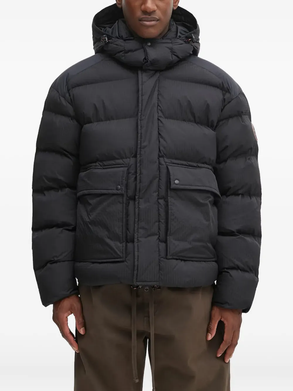 Napapijri hooded flap-pocket jacket | Black | Image 1