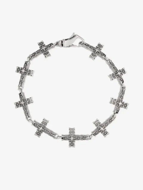 Emanuele Bicocchi Notre-Dame Armband mit Kreuz