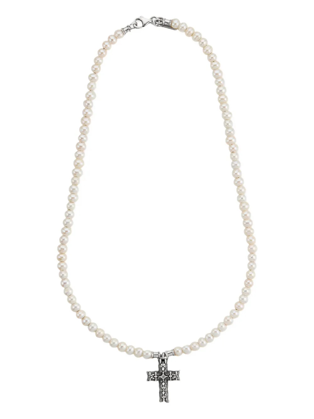Emanuele Bicocchi Notre-Dame pearl necklace | Silver | Image 1