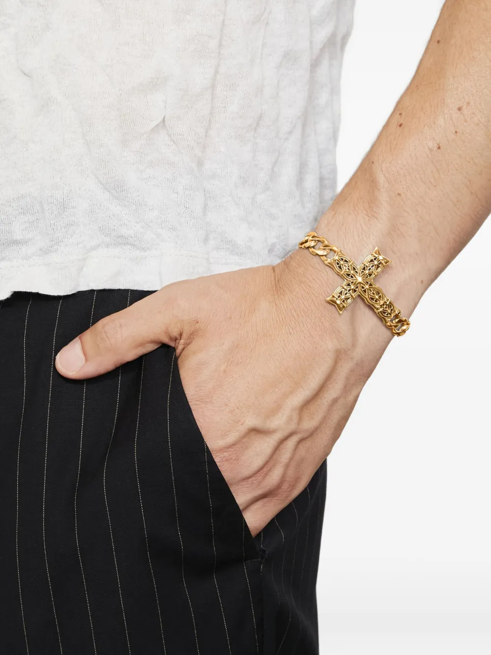 Emanuele Bicocchi large Edge Notre-Dame bracelet | ゴールドトーン | Image 1
