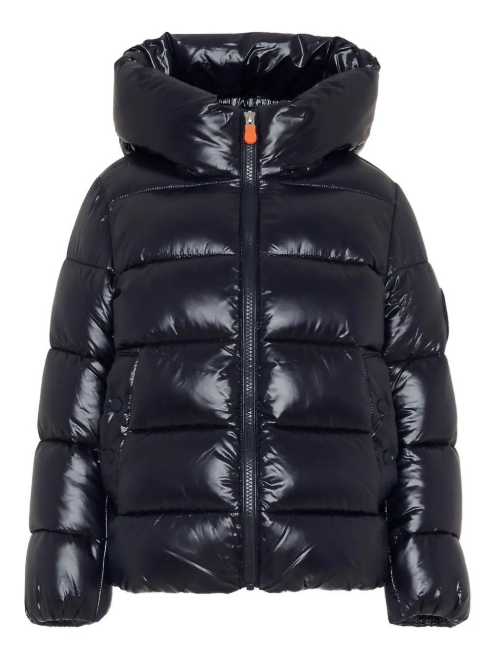 Save The Duck Kids hooded padded jacket | Black | Image 1