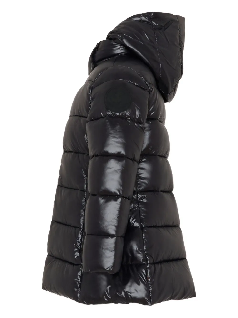 Save The Duck Kids Gewatteerd jack met capuchon Zwart