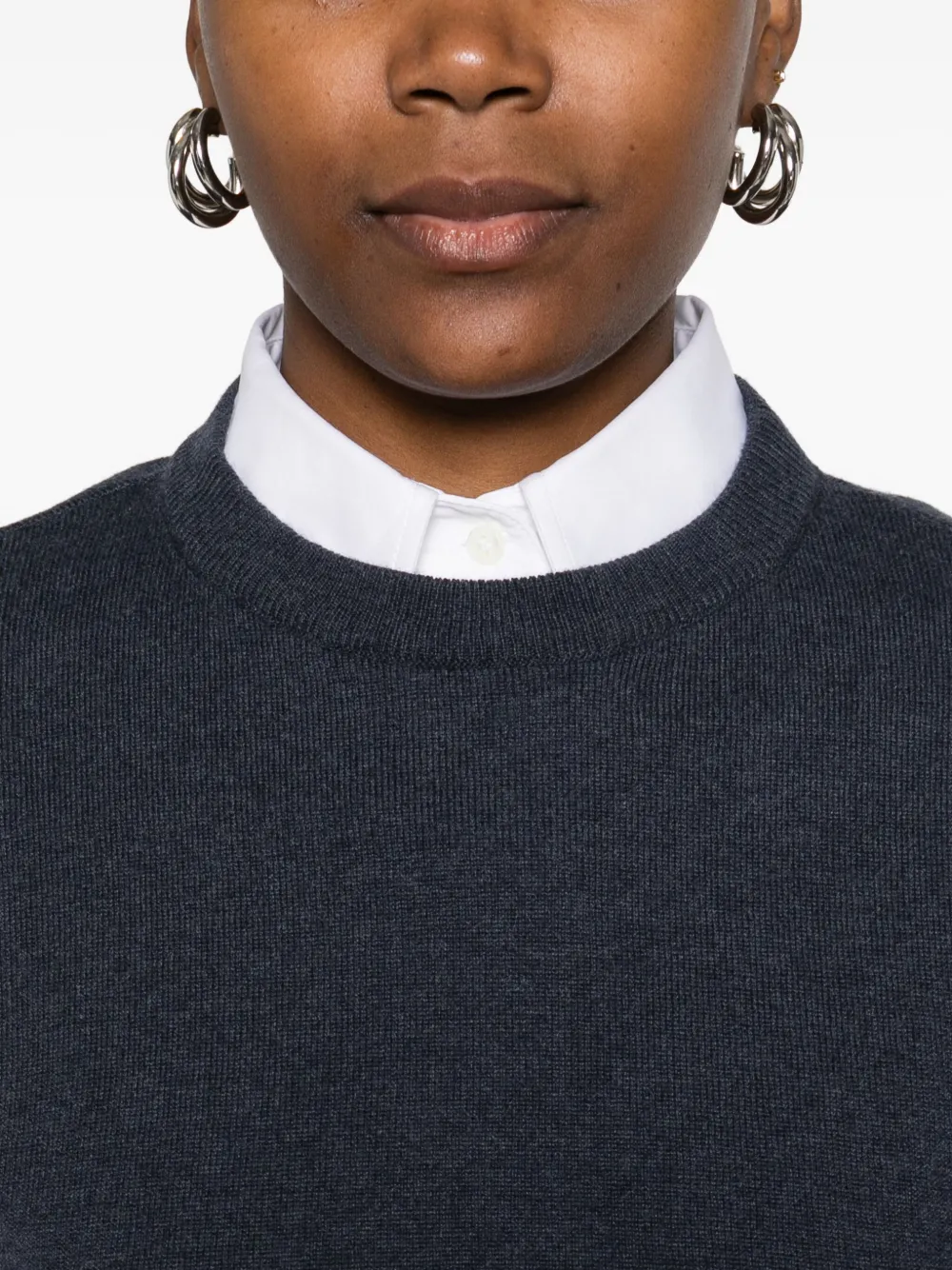 Brunello Cucinelli Kasjmier vest met ronde hals Grijs