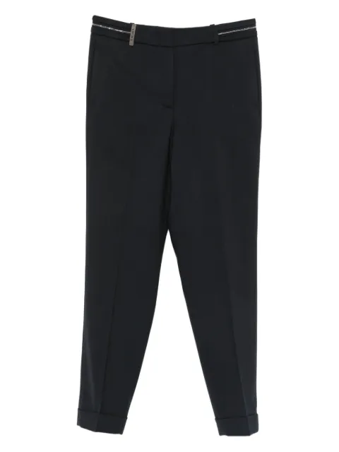 Peserico pressed-crease wool trousers 