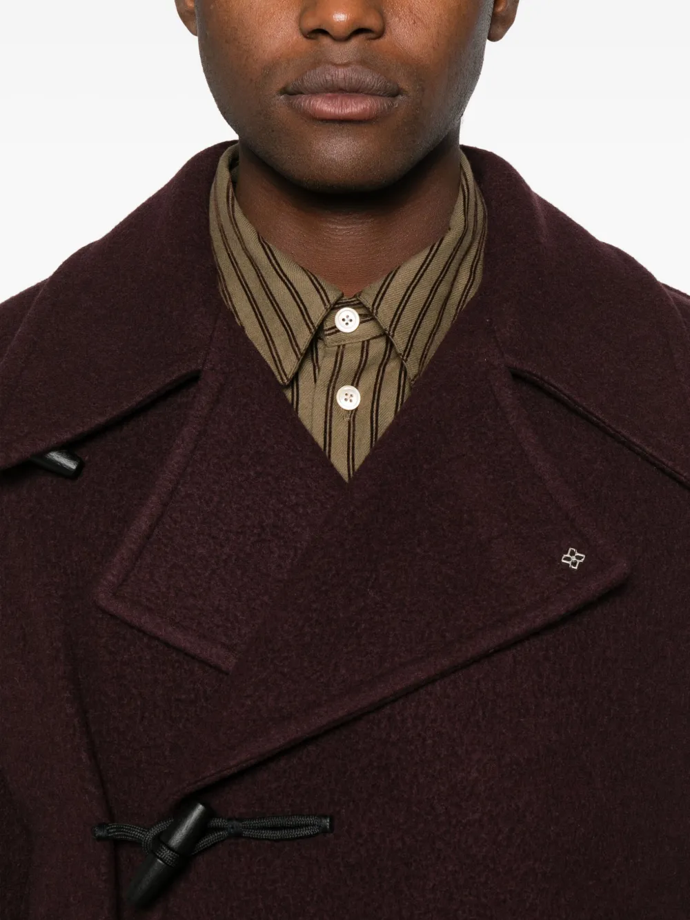 Tagliatore Jas met opgestikte zak en toggle-sluiting Rood