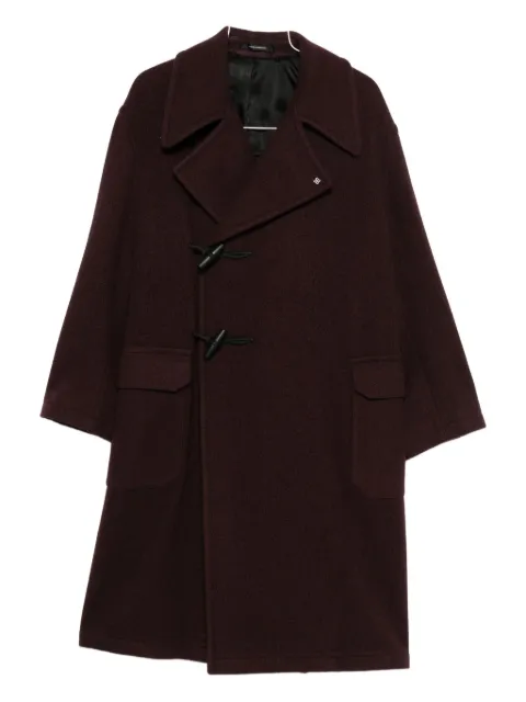 Tagliatore toggle-fastening patch-pocket coat