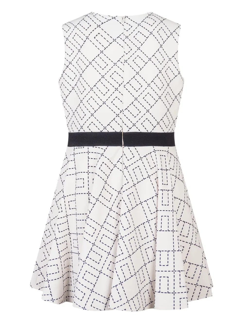 Elisabetta Franchi La Mia Bambina geometric crepe dress | Girls Casual Dresses | Image 2
