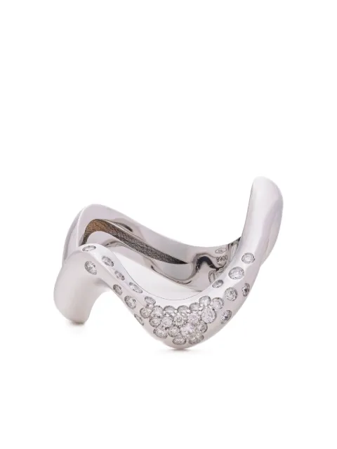 Mimia Leblanc 18K白金 Swoon 钻石戒指