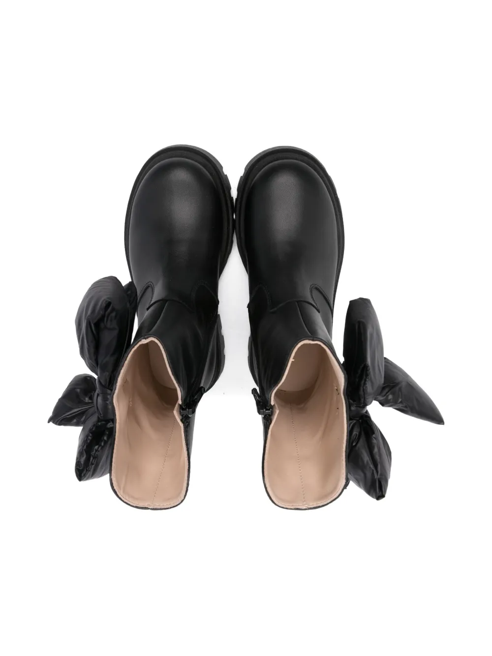 Florens Bow-detail Boots In Black