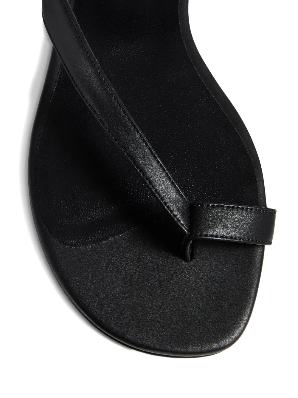 Khaite Ankle-strap Sandal In Black