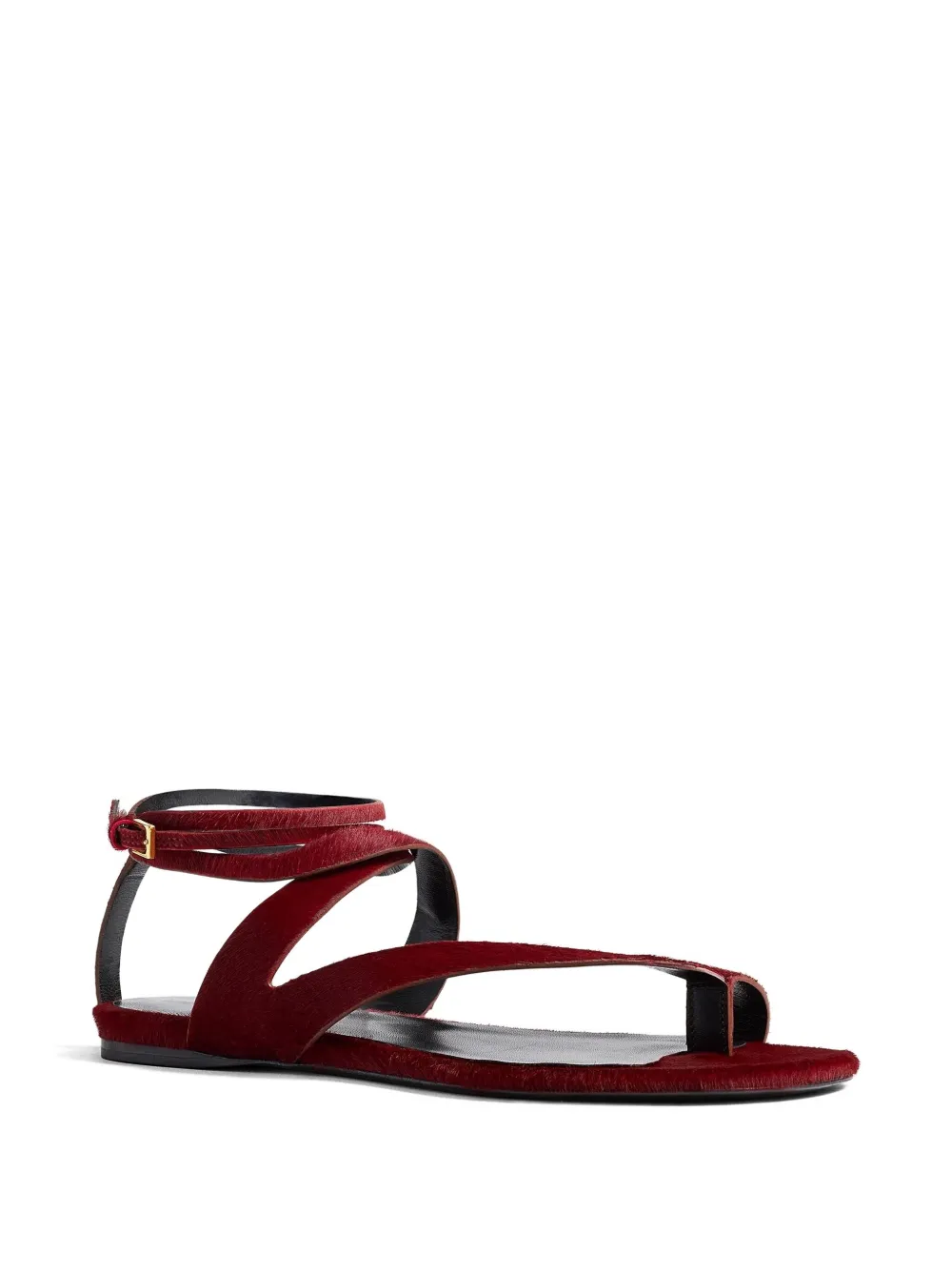 Khaite Aimee Ankle-strap Sandal In Animal Print