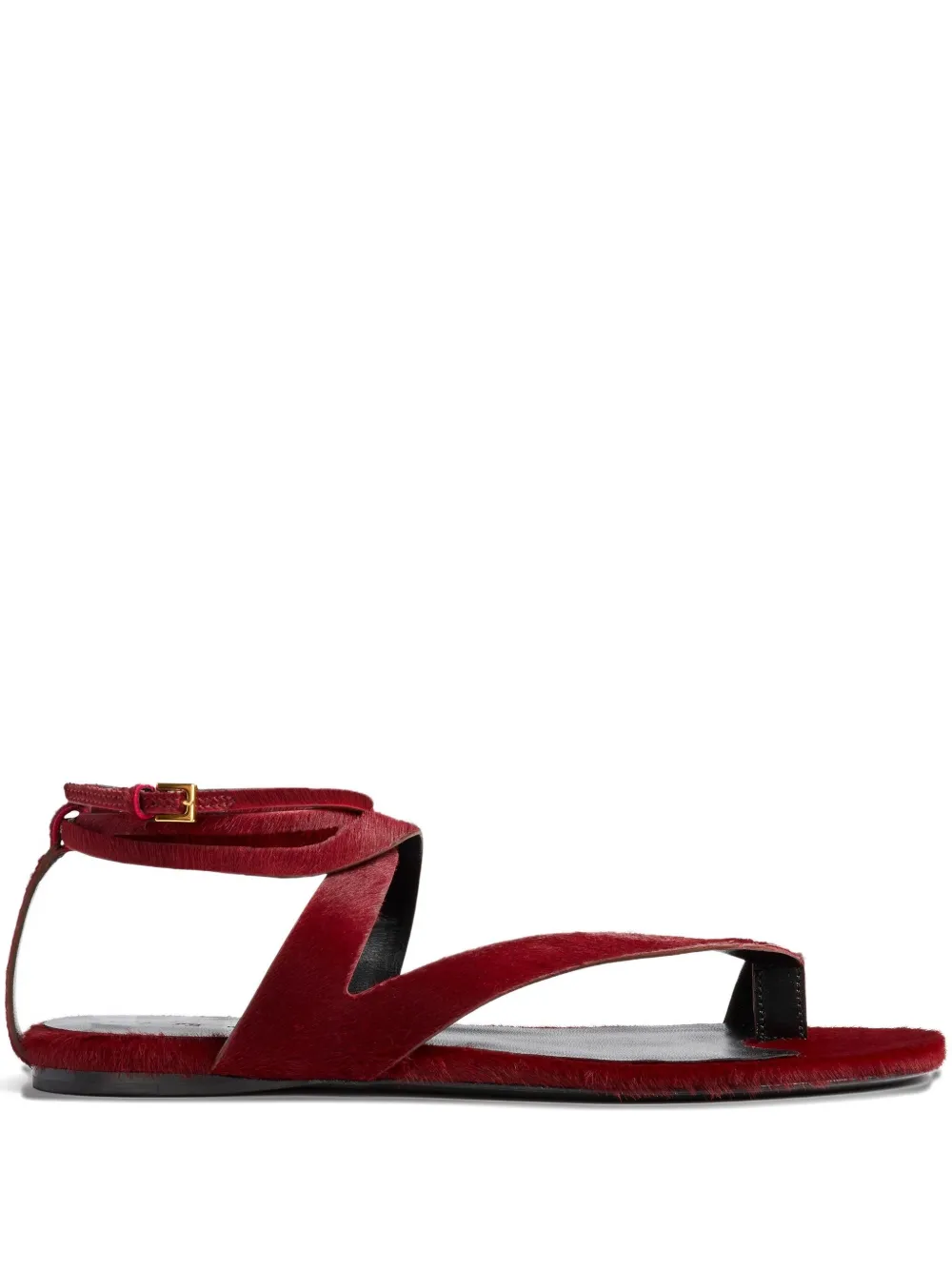 Khaite Aimee Ankle-strap Sandal In Animal Print
