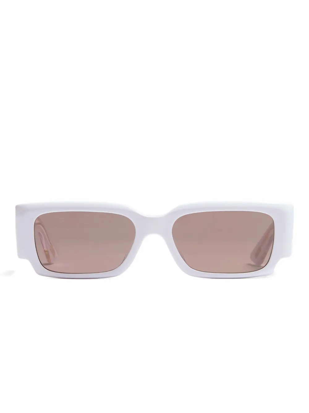 KHAITE x Oliver Peoples rectangle frame sunglasses | White | Image 1