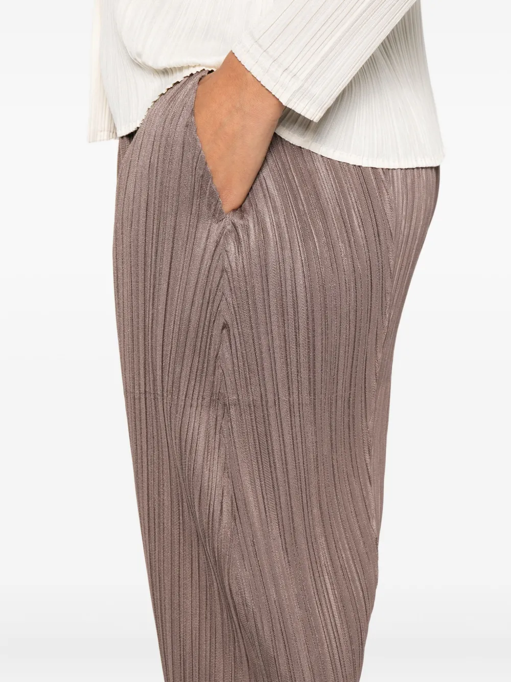 Issey Miyake Thicker Trousers In Pink