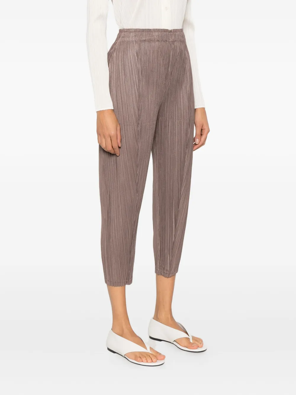 Issey Miyake Thicker Trousers In Pink