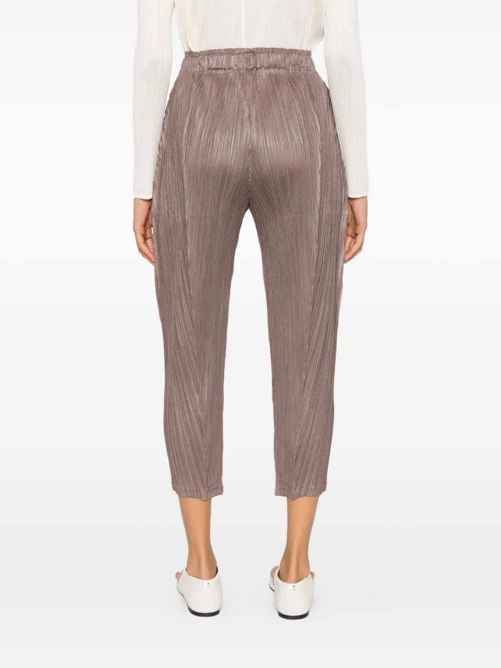 Issey Miyake Thicker Trousers In Pink