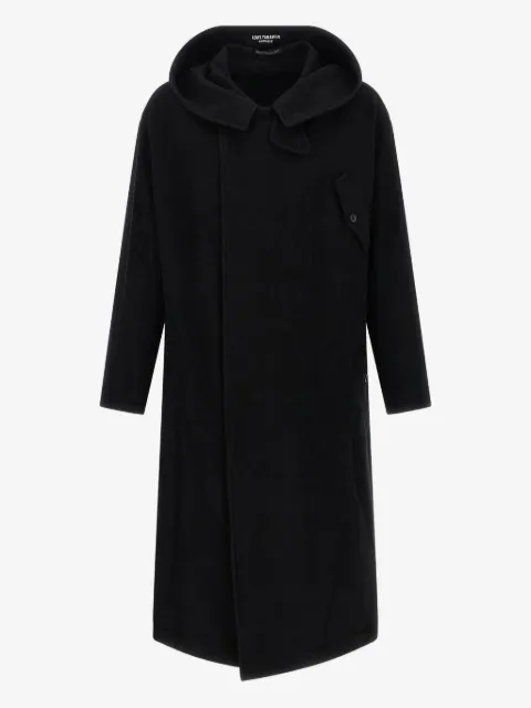Yohji Yamamoto abrigo con capucha