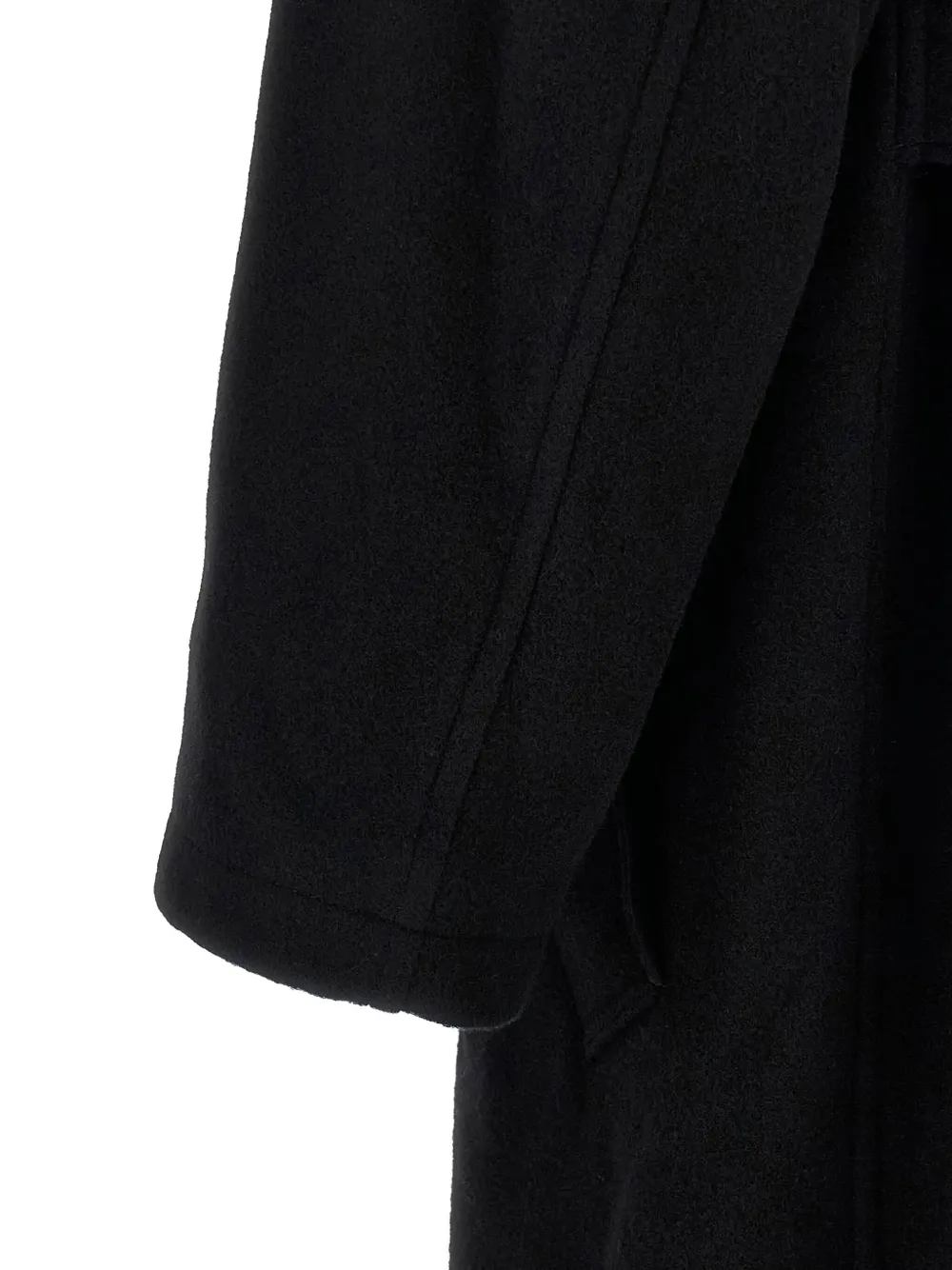 Yohji Yamamoto Jas met capuchon Zwart