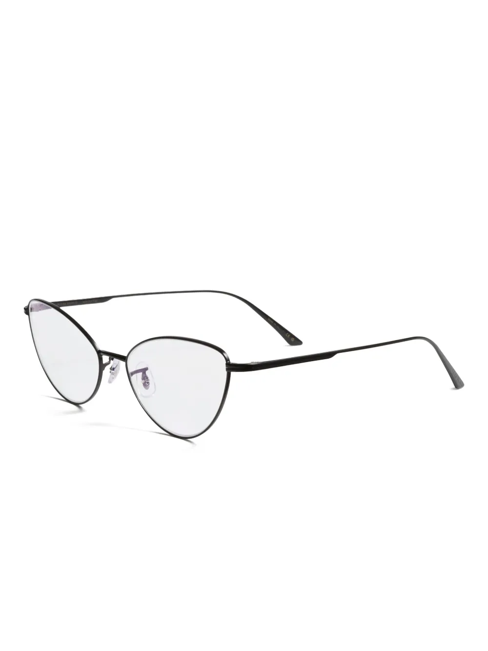 Khaite X Oliver Peoples Cat Eye Glasses In Metallic