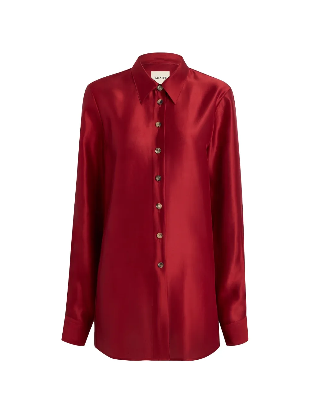 KHAITE buttoned shirt - Rot
