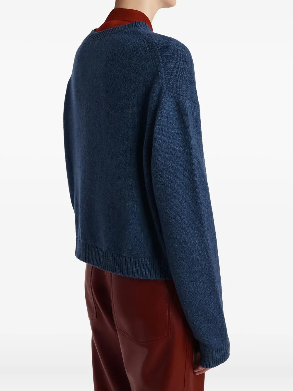 Khaite Cashmere Sweater In Blue