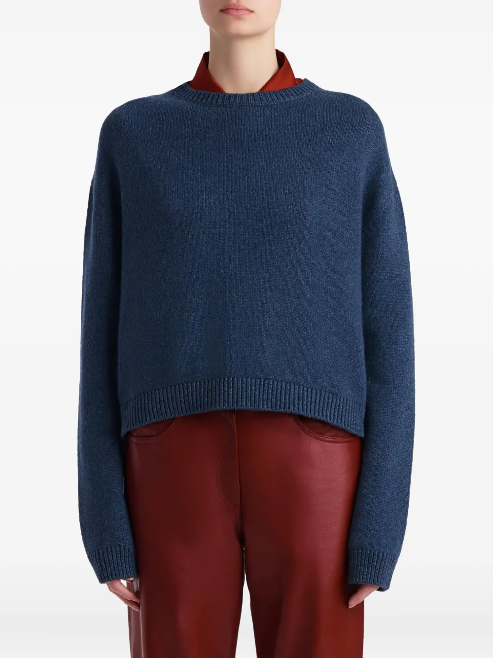 Khaite Cashmere Sweater In Blue