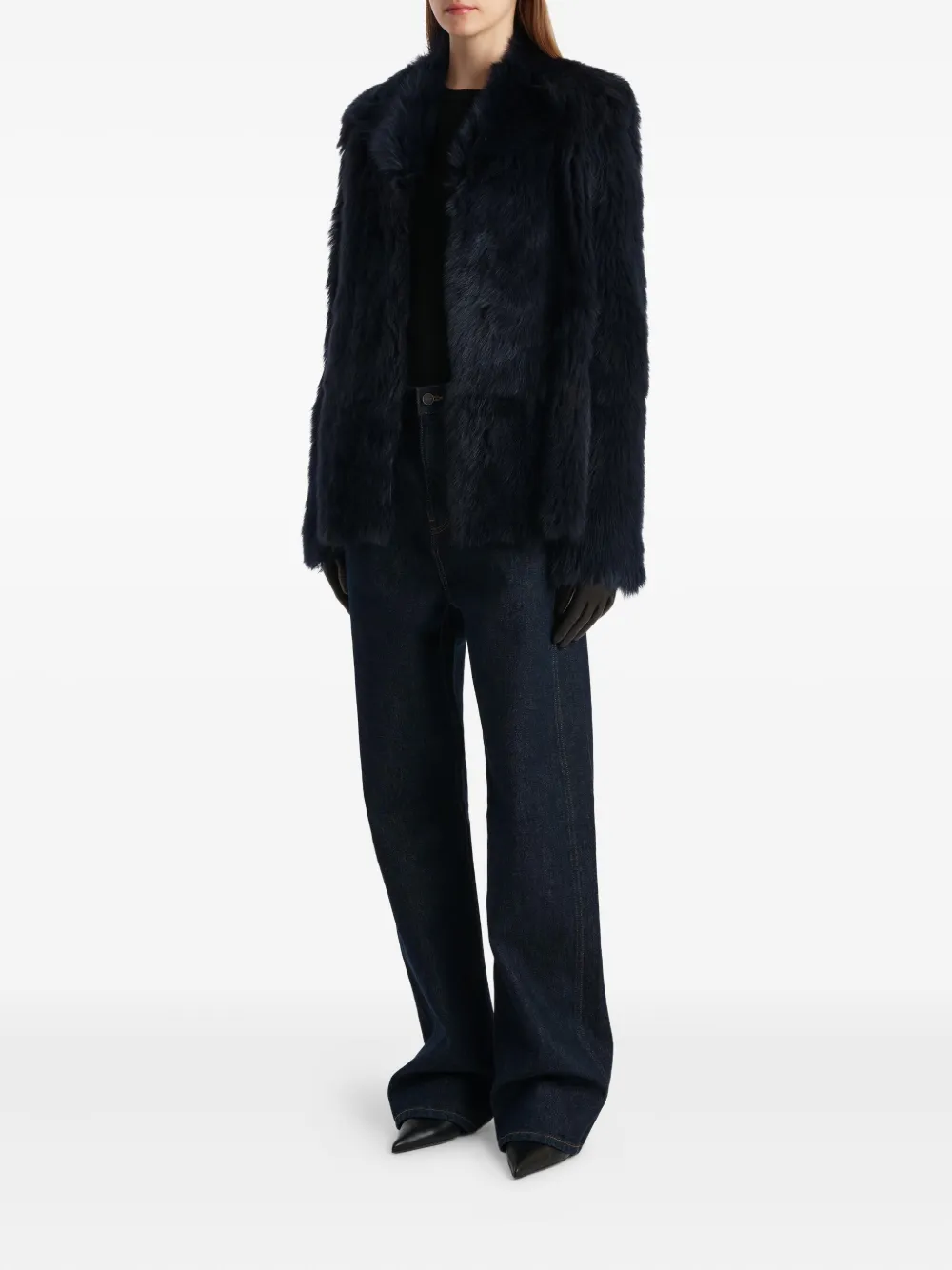 KHAITE collared jacket | Faux Fur & Shearling Jackets | Image 2