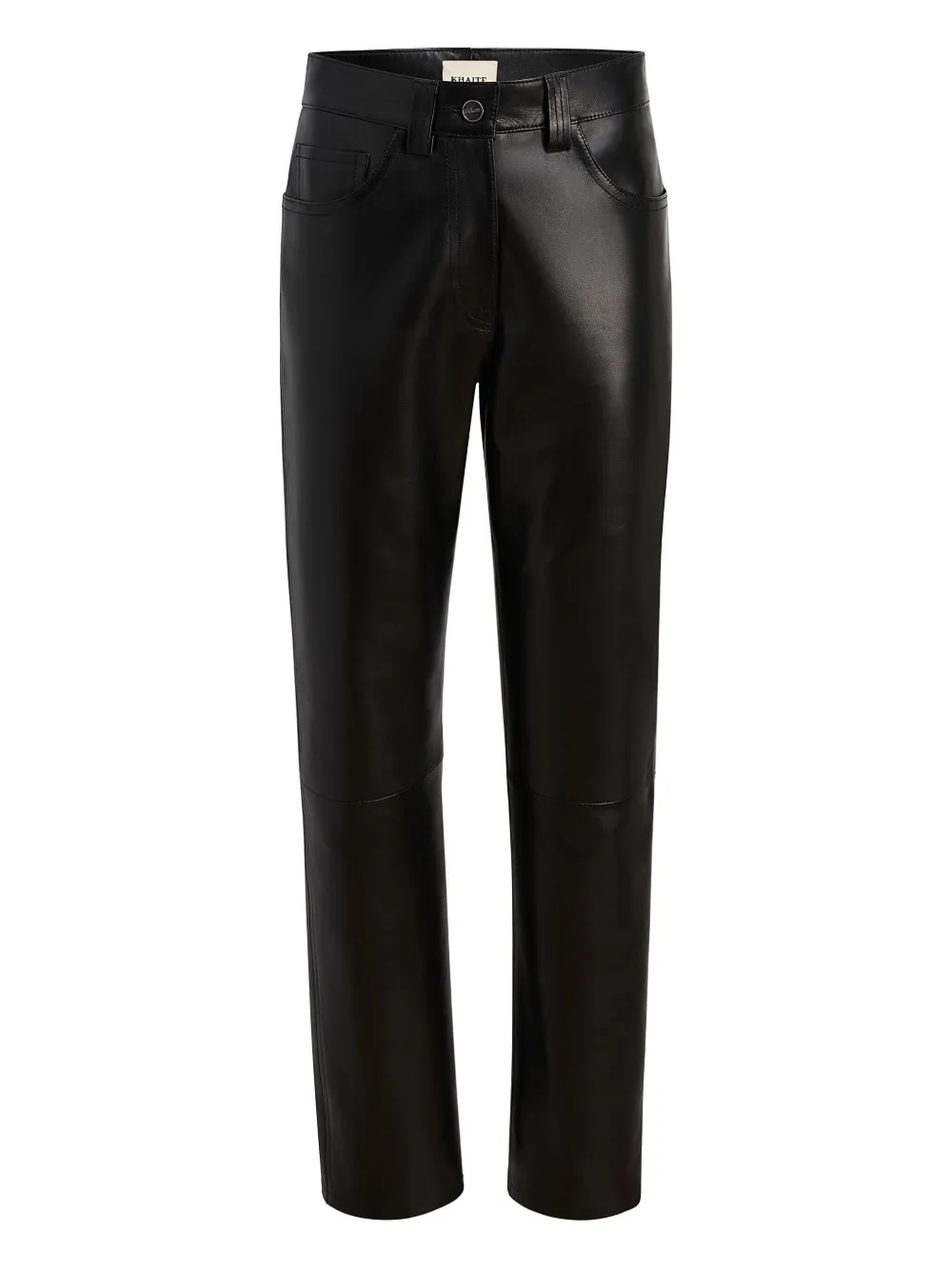 KHAITE pantalones con paneles | negro | Image 1
