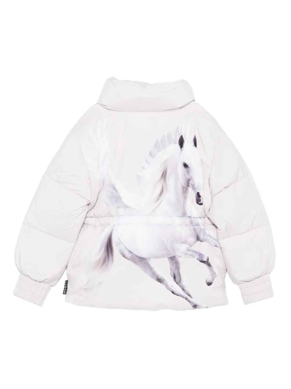 Molo horse-print puffer jacket | Girls Padded Jackets | Image 2