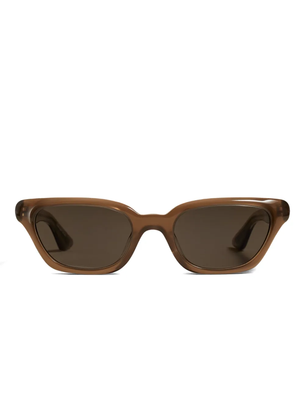 Khaite X Oliver Peoples Cat-eye Sunglasses In Brown