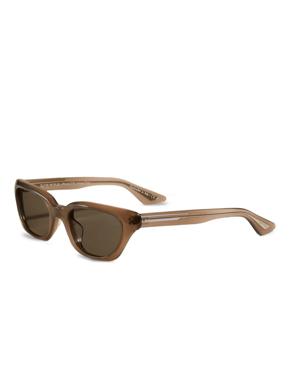 KHAITE x Oliver Peoples zonnebril met cat-eye montuur - Bruin