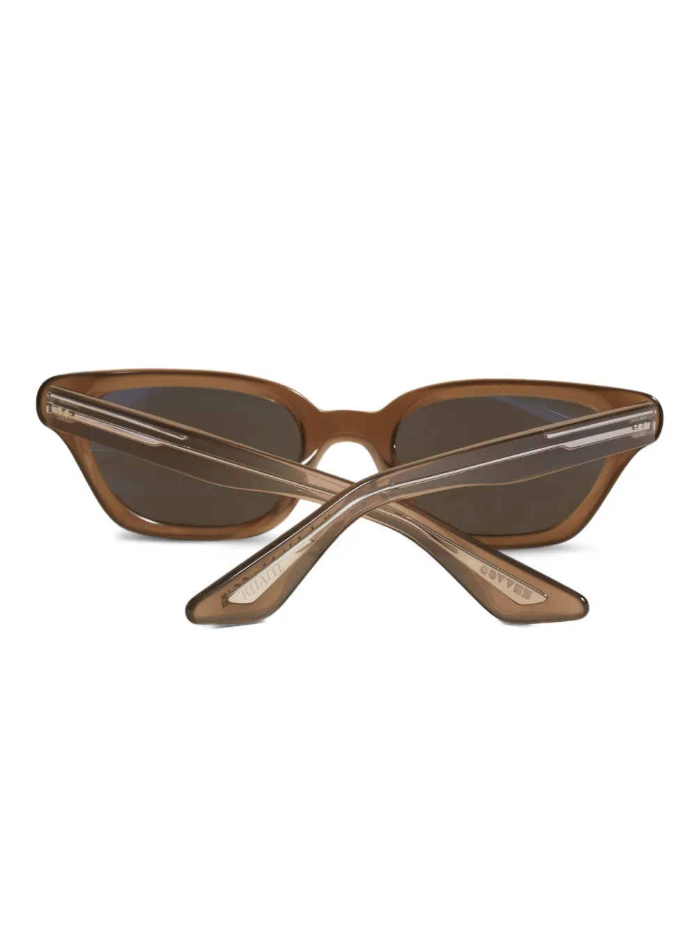 Khaite X Oliver Peoples Cat-eye Sunglasses In Brown