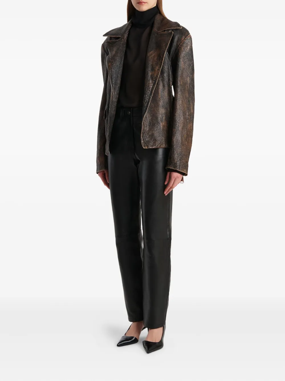 KHAITE Top met col - Zwart