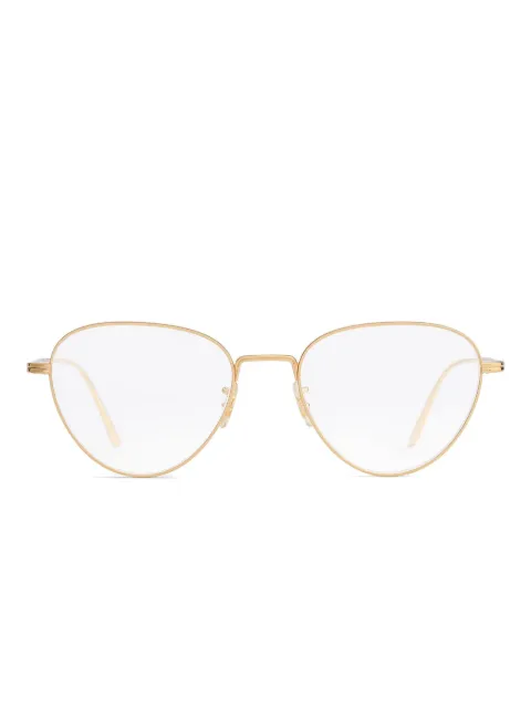 KHAITE oval-frame glasses