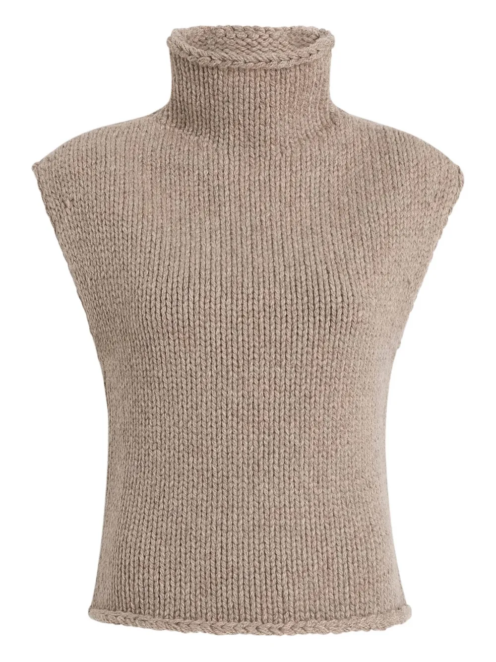 KHAITE cashmere knitted top | Brown | Image 1