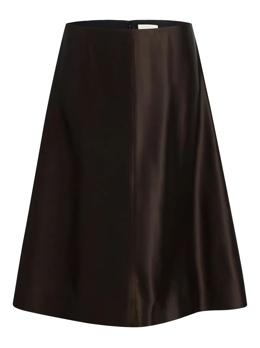 Khaite Nania A-line Skirt In Brown