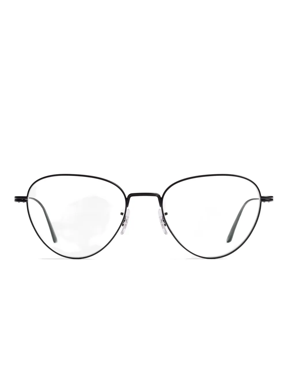 Khaite Oval-frame Glasses In Black
