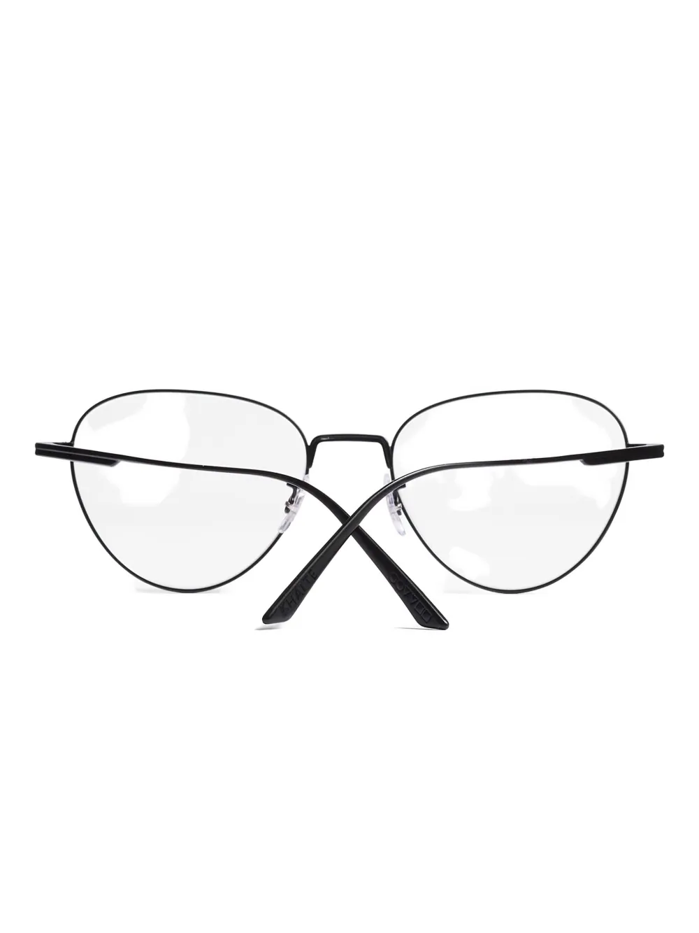 Khaite Oval-frame Glasses In Black