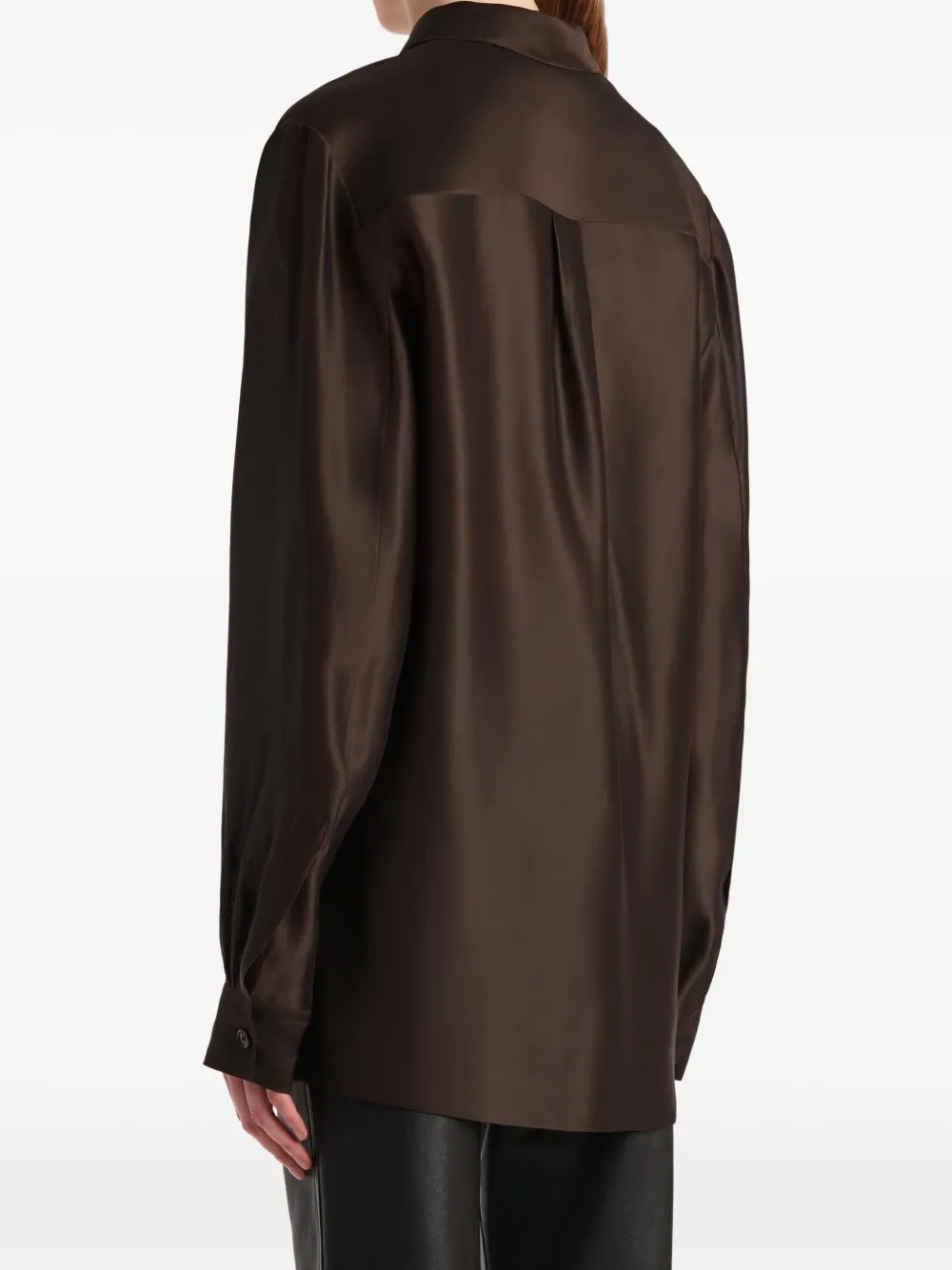 Khaite Auryn Shirt In Brown