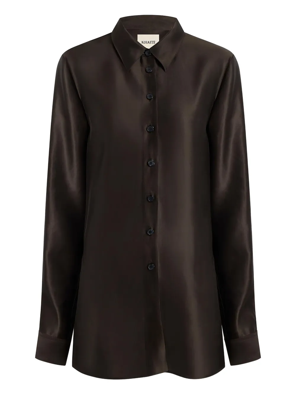 Khaite Auryn Shirt In Brown