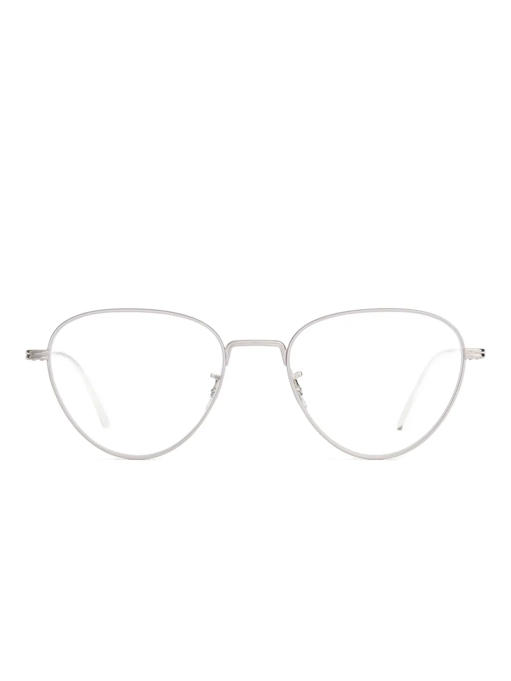 KHAITE x Oliver Peoples 1991RX oval-frame glasses | Silver | Image 1
