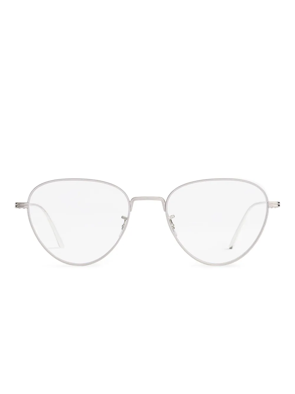 KHAITE x Oliver Peoples lunettes de vue 1991RX à monture ovale | argent | Image 1