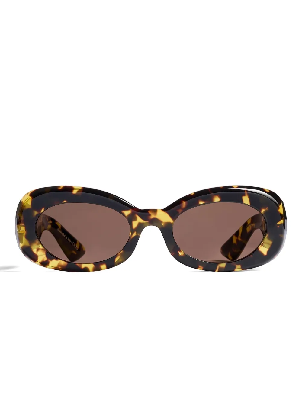 KHAITE x Oliver Peoples 1992C oval-frame sunglasses | Brown | Image 1