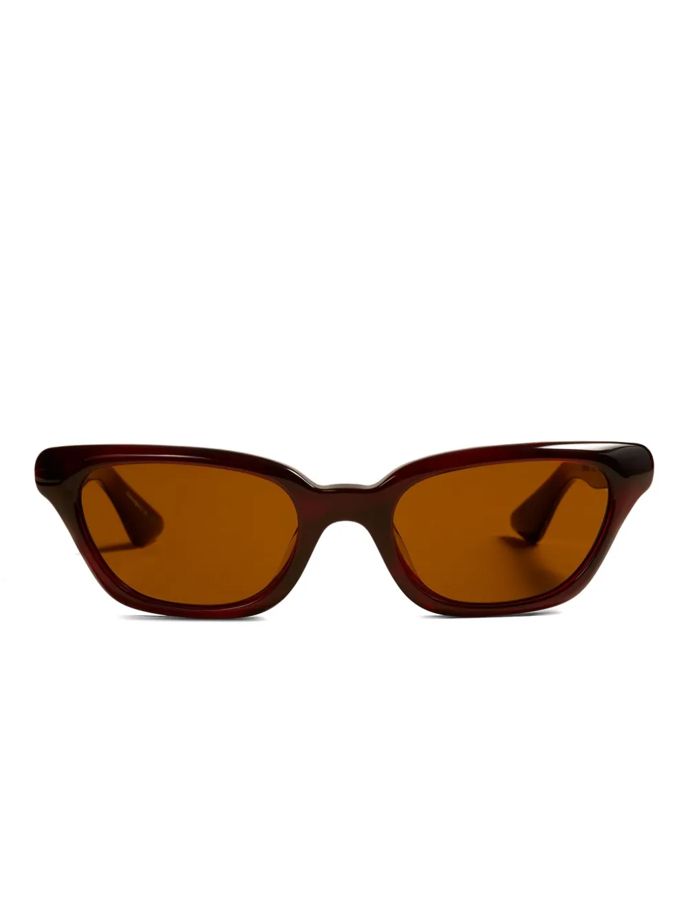 KHAITE x Oliver Peoples Occhiali da sole geometrici - Rosso