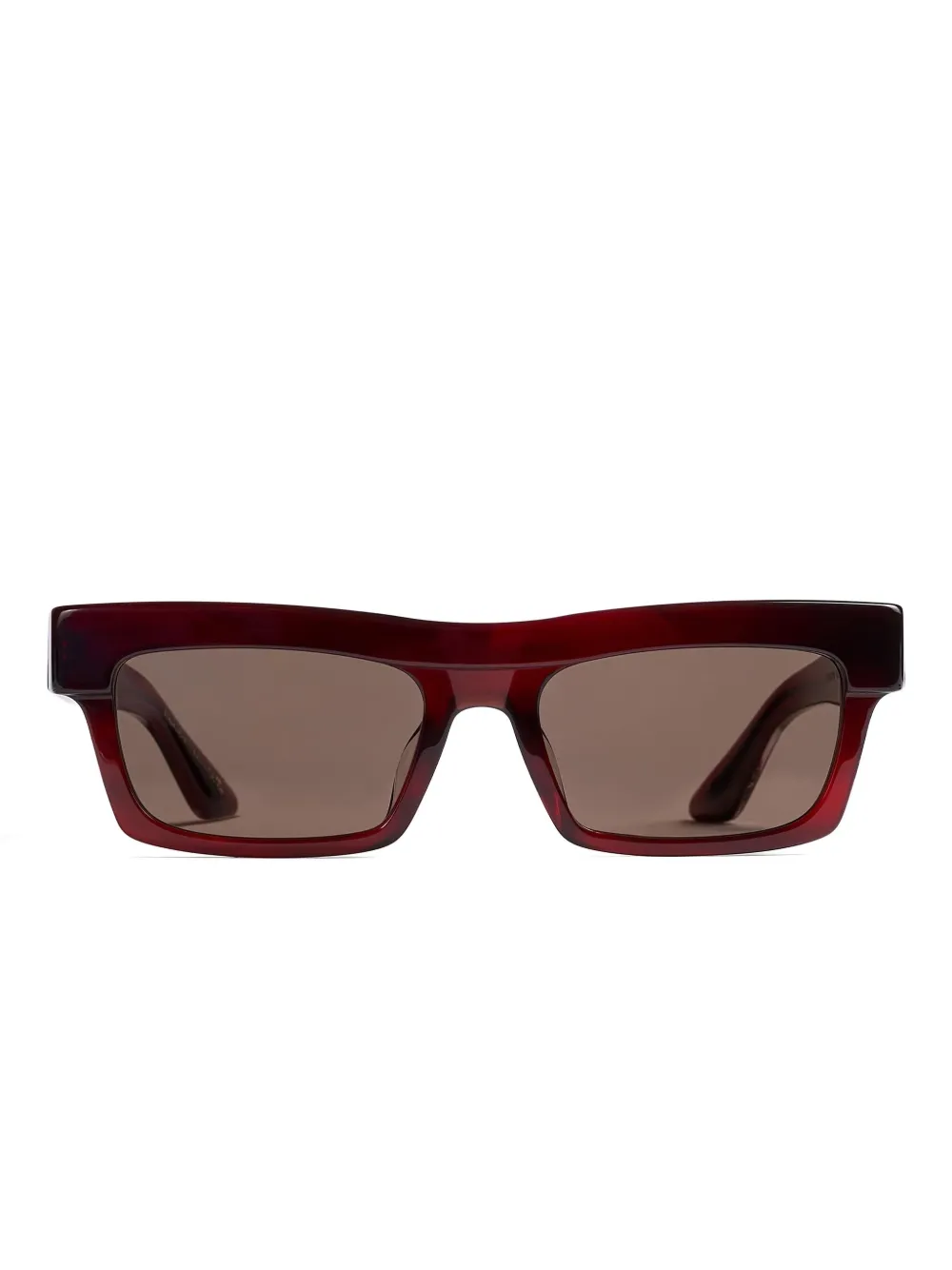 KHAITE x Oliver Peoples rectangle-frame sunglasses | Red | Image 1