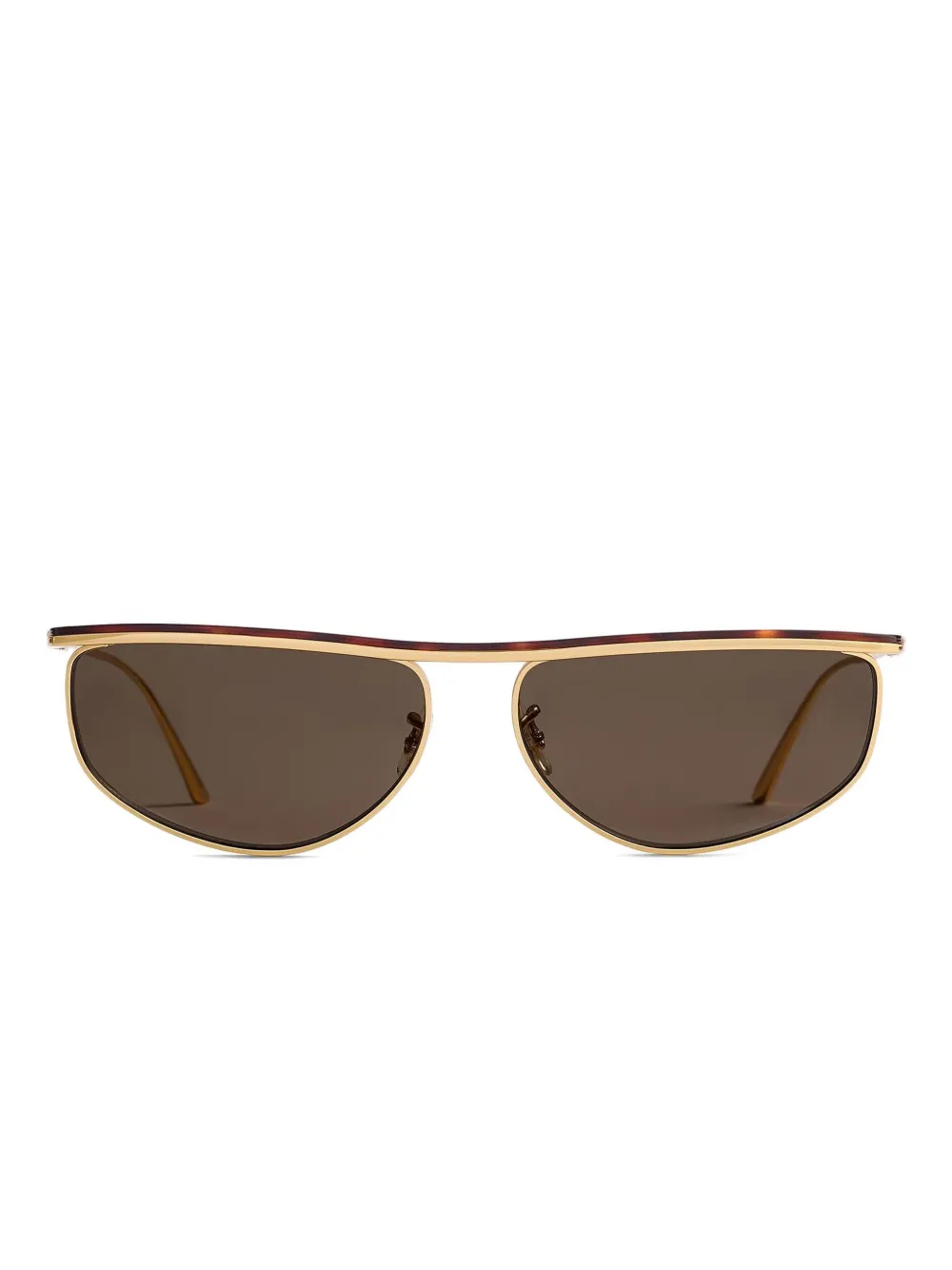 KHAITE x Oliver Peoples 1986C browline sunglasses | Gold | Image 1