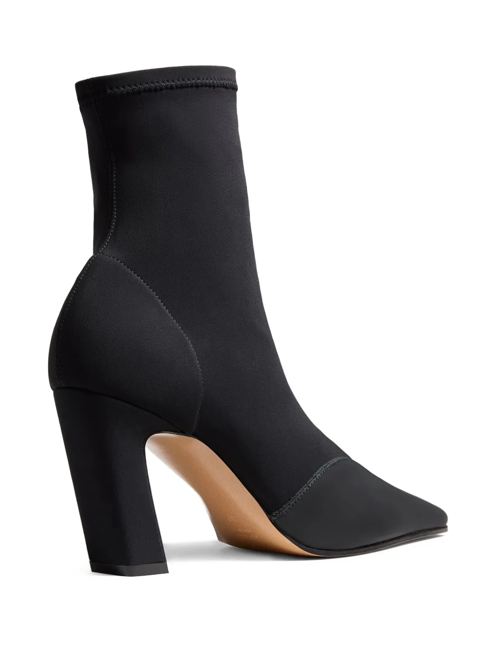 KHAITE Nevada 85mm laarzen met puntige neus Zwart