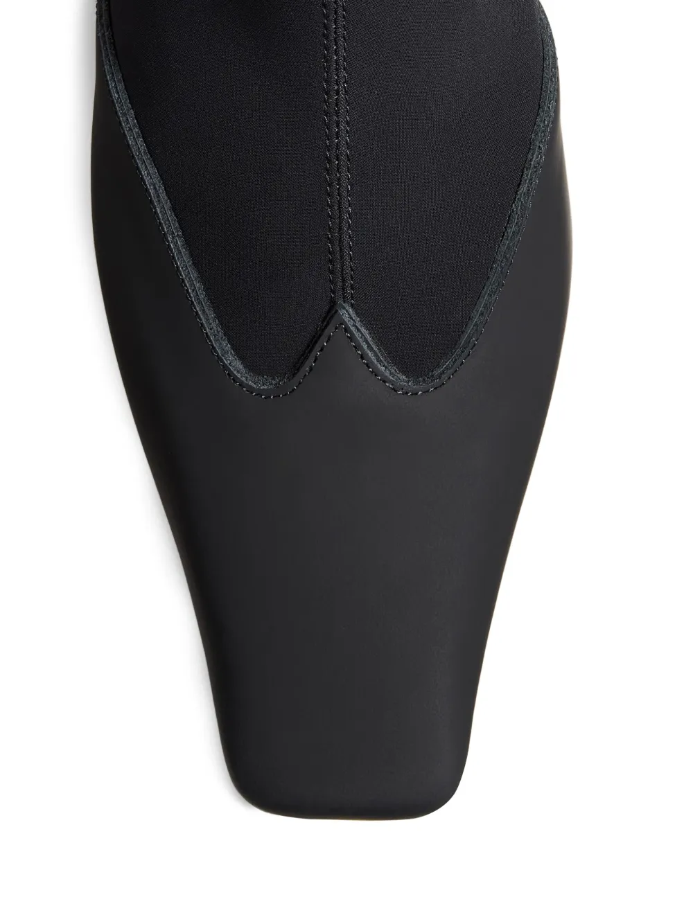 KHAITE Nevada 85mm laarzen met puntige neus Zwart