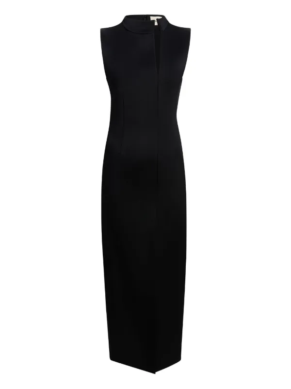 khaite midi dress Colette silk organza midi dress in black - Khaite