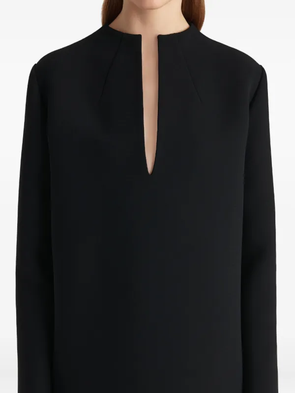black long sleeve keyhole dress Keyhole Maxi Dress in Black